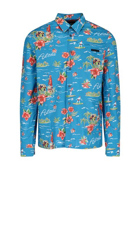 prada hawaiian shirt womens|best italian hawaiian shirts.